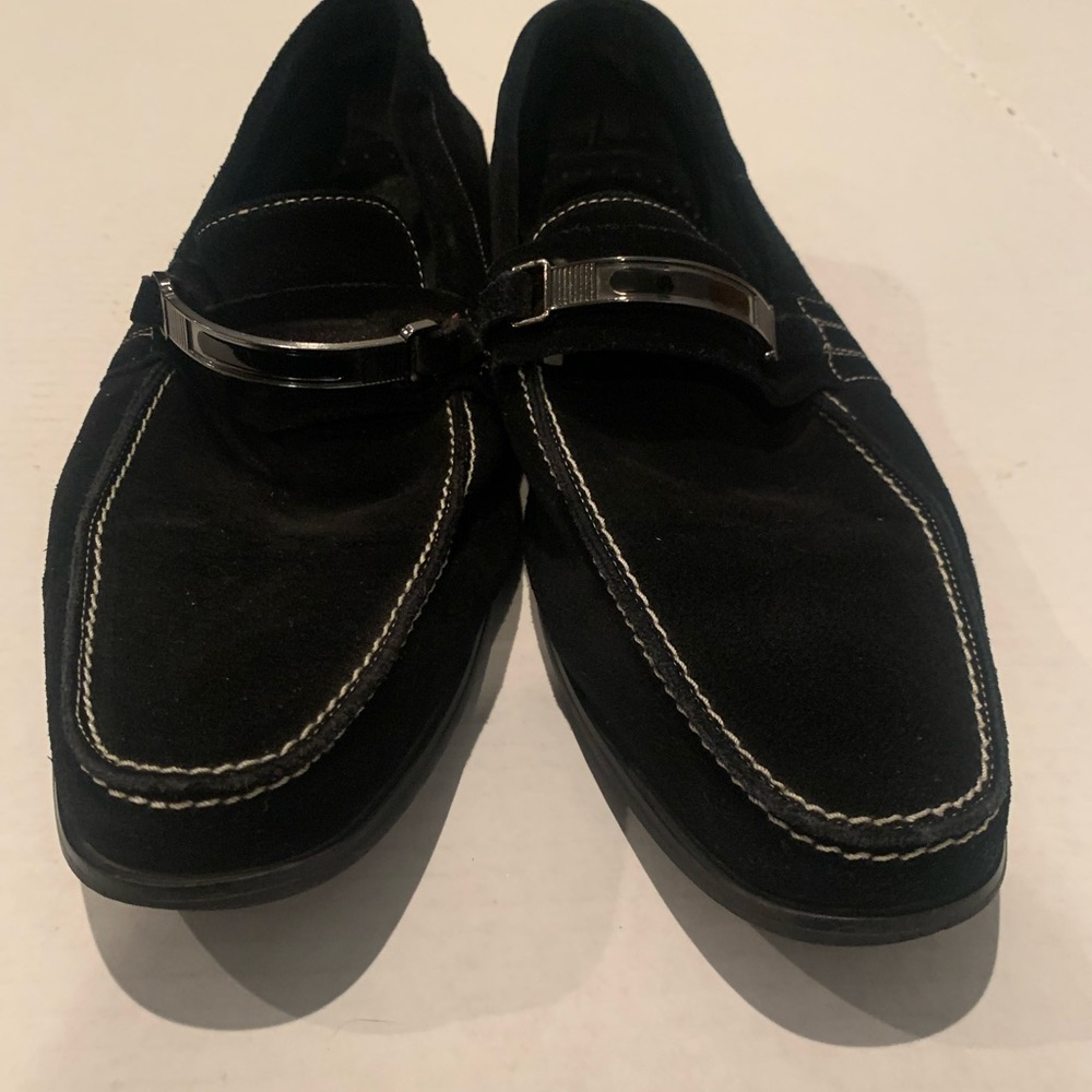Black suede Stacy Adam’s, size 11, very good condition, pls see photos